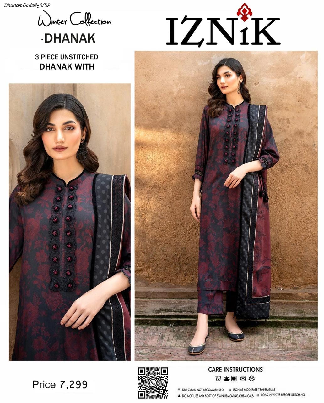 Iznik – Dhanak – 3-Piece