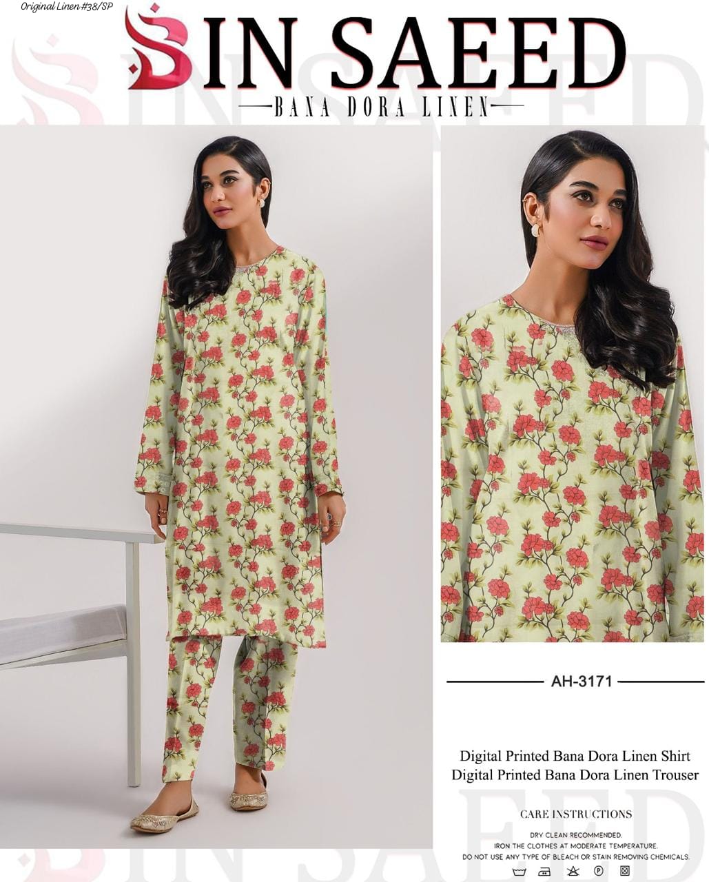 Bin Saeed – Linen – 2-Piece