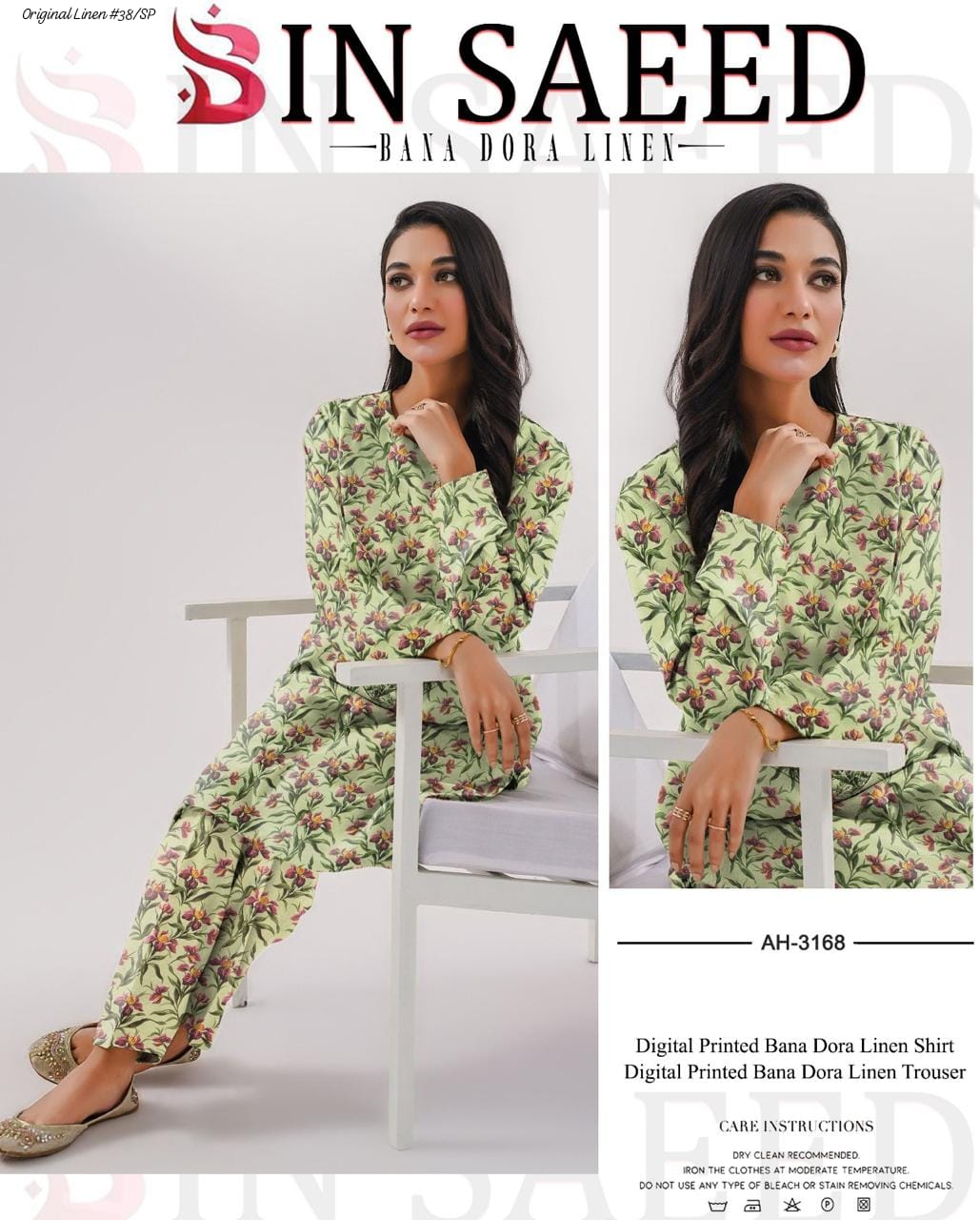 Bin Saeed – Linen – 2-Piece