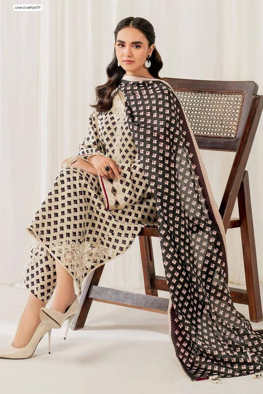 Baroque – Linen – 3-Piece