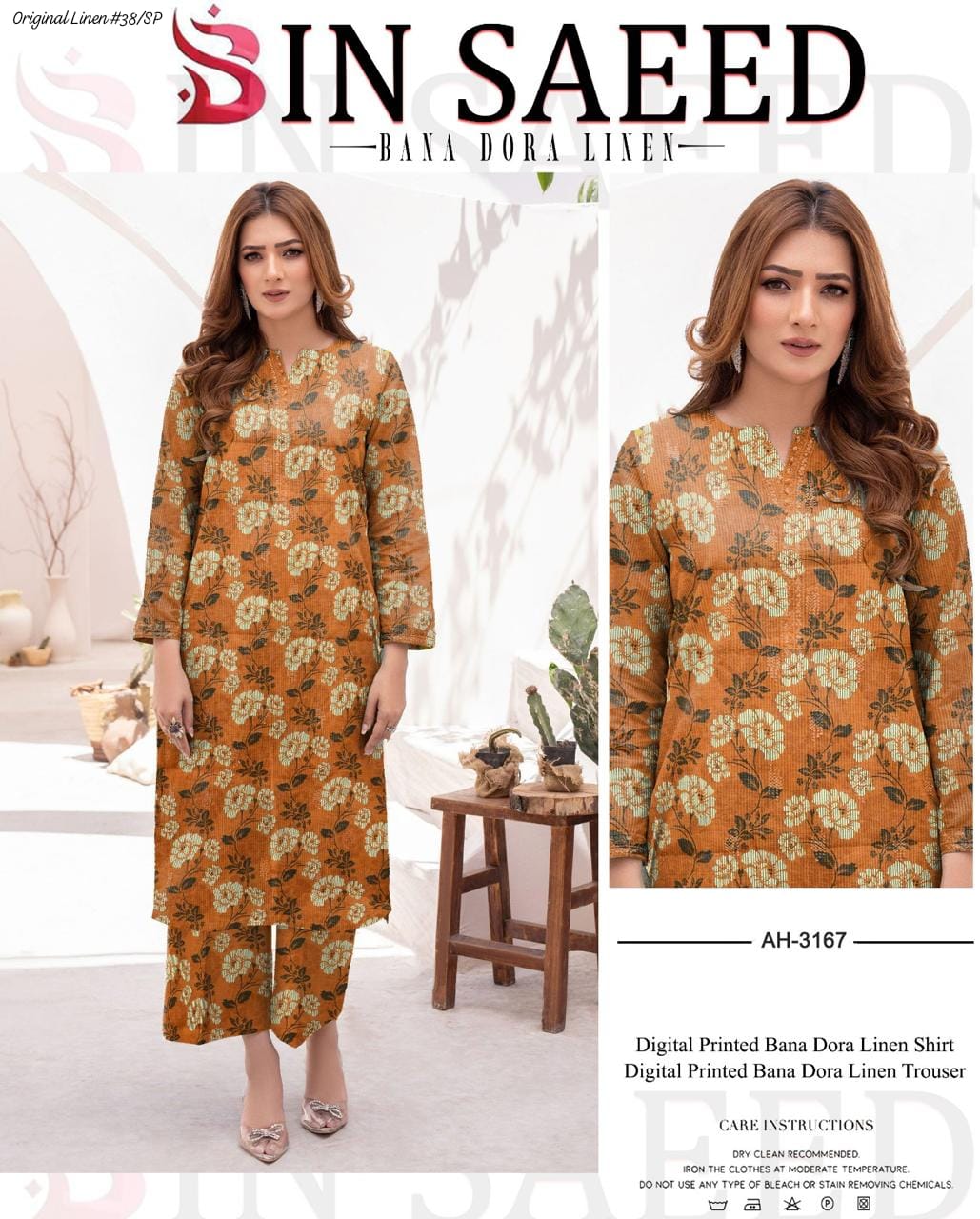 Bin Saeed – Linen – 2-Piece