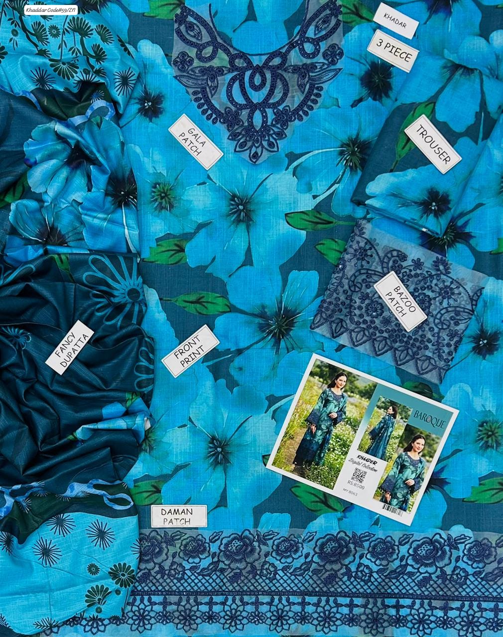 Baroque – Khaddar – 3-Piece