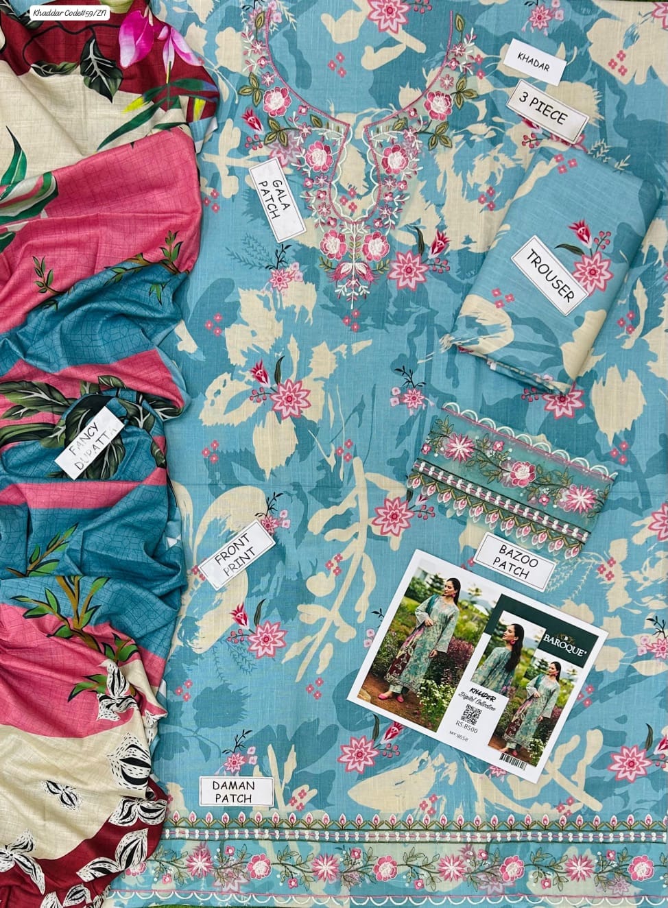 Baroque – Khaddar – 3-Piece