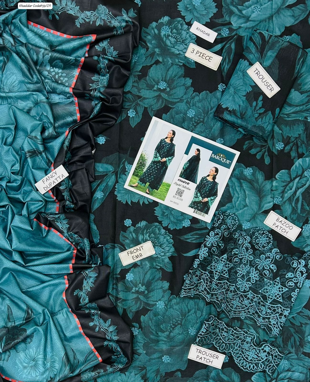 Baroque – Khaddar – 3-Piece