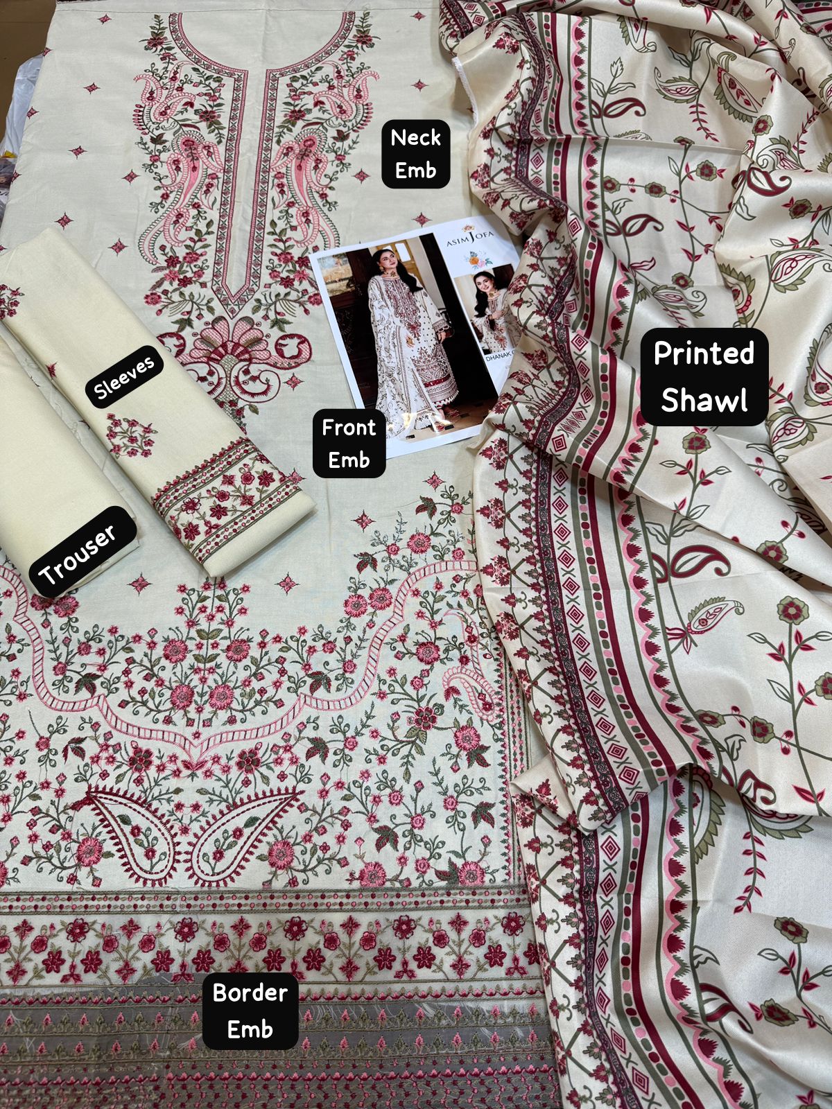 Asim Jofa – Dhanak – 3-Piece