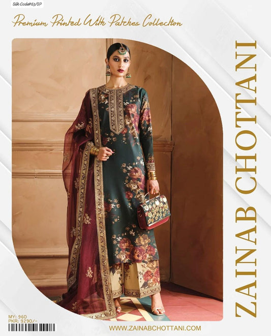 Zainab Chottani – Silk – 3-Piece