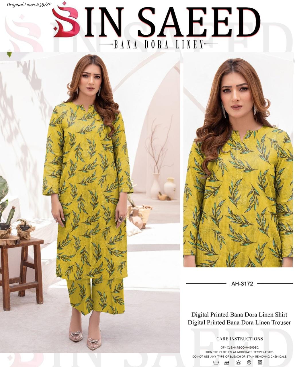 Bin Saeed – Linen – 2-Piece