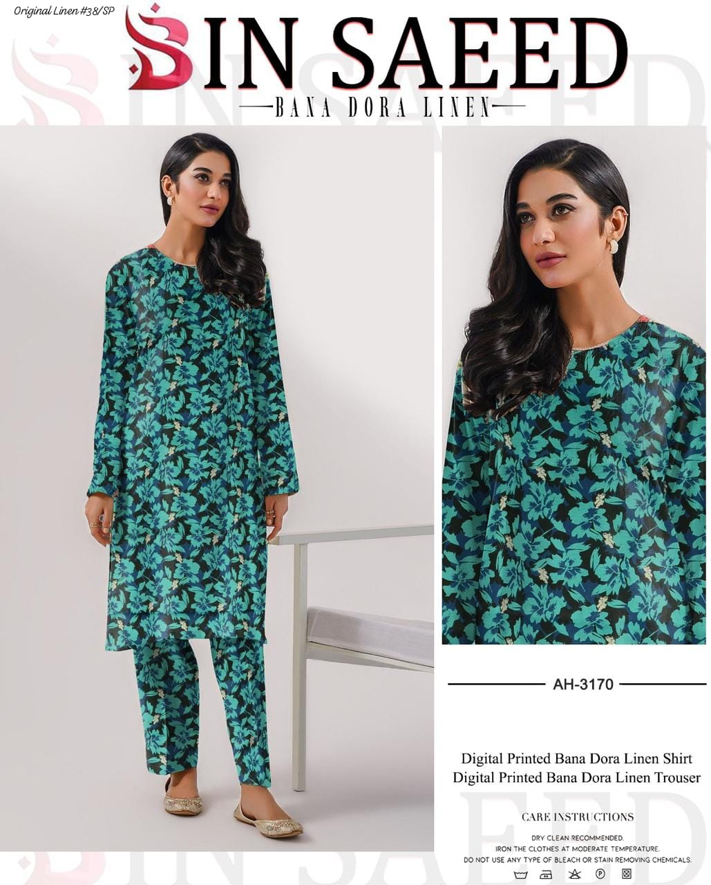 Bin Saeed – Linen – 2-Piece