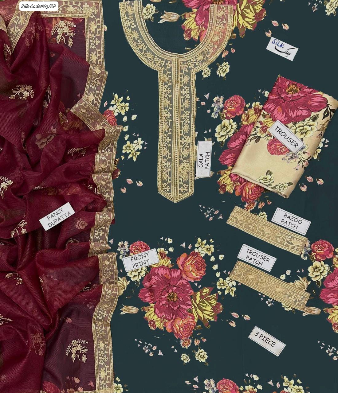 Zainab Chottani – Silk – 3-Piece