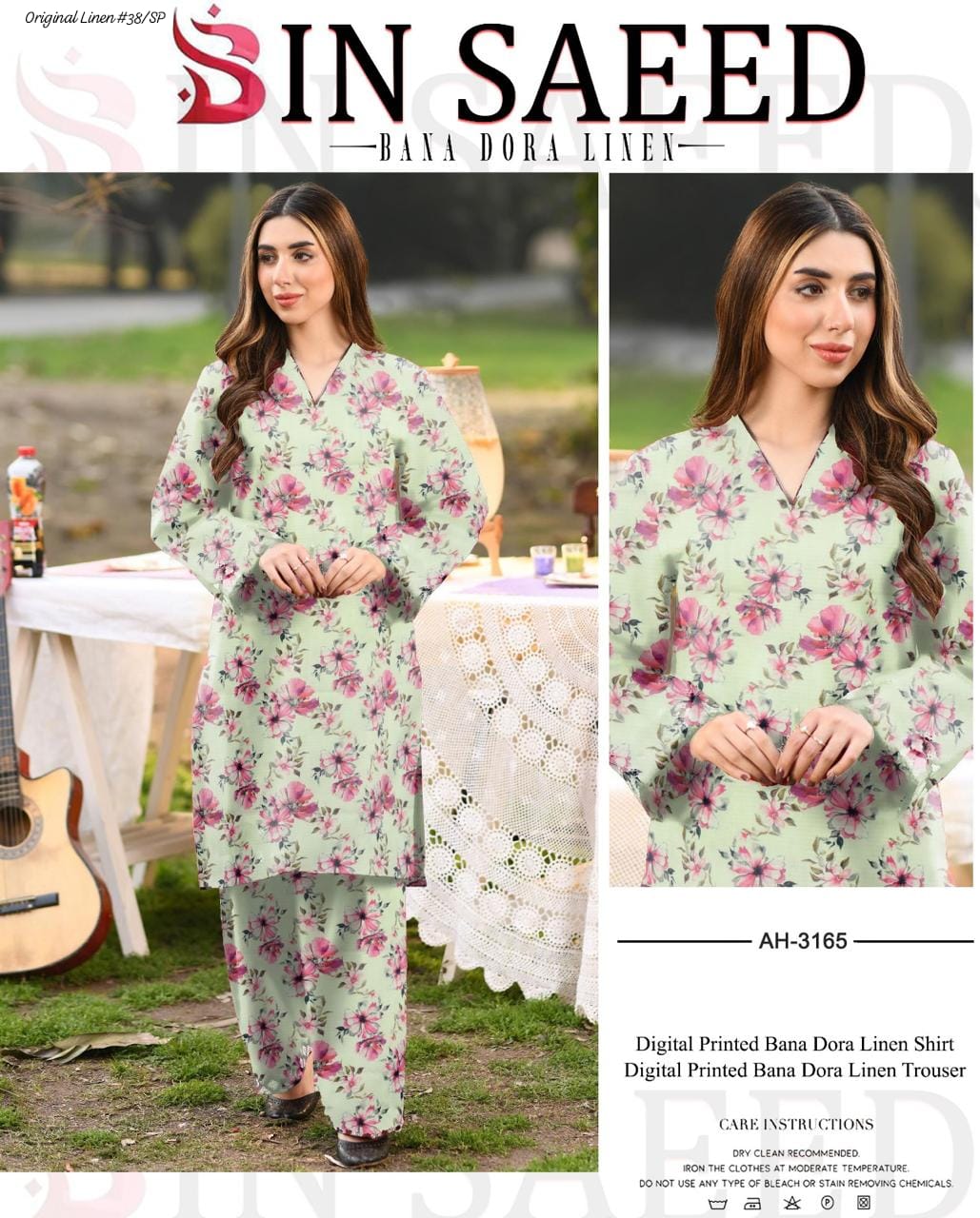 Bin Saeed – Linen – 2-Piece