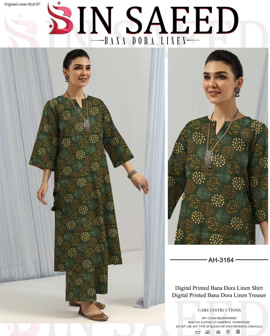 Bin Saeed – Linen – 2-Piece