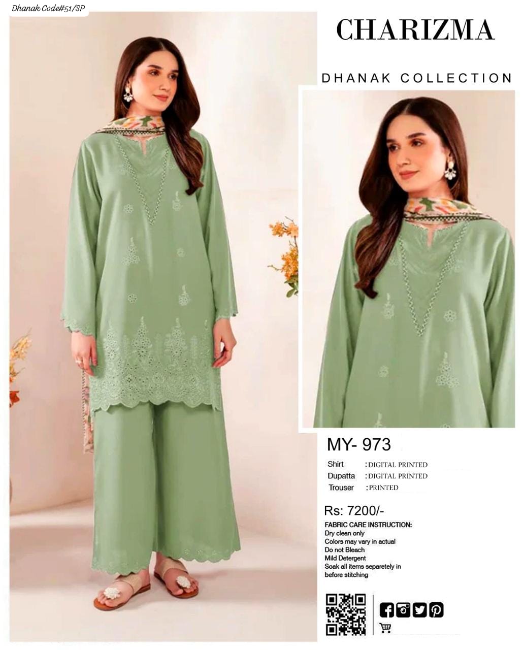 Charizma – Dhanak – 3-Piece