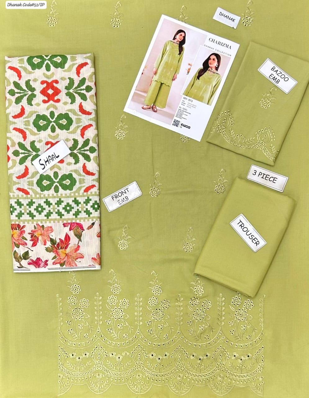 Charizma – Dhanak – 3-Piece