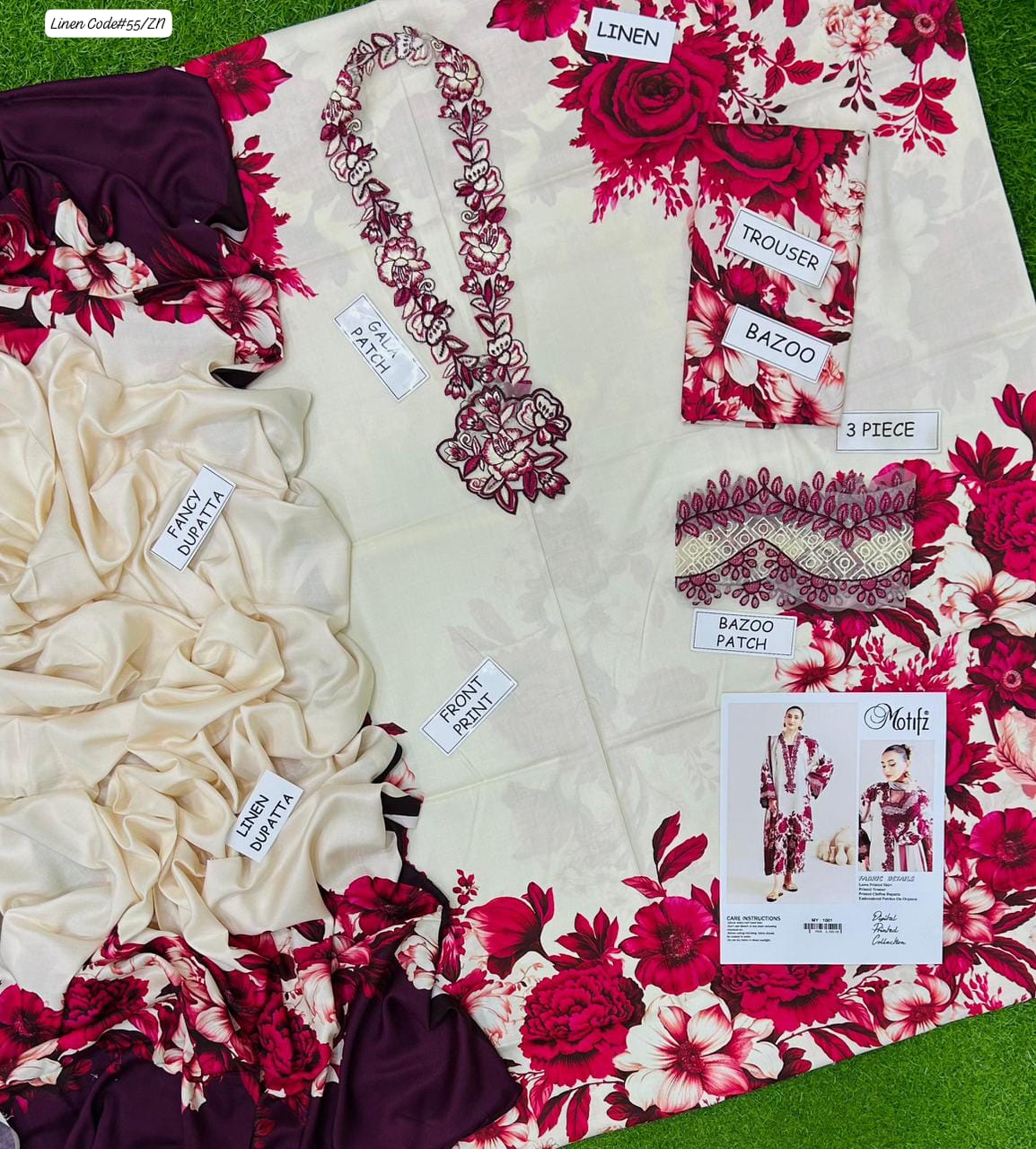 Motifz – Linen – 3-Piece