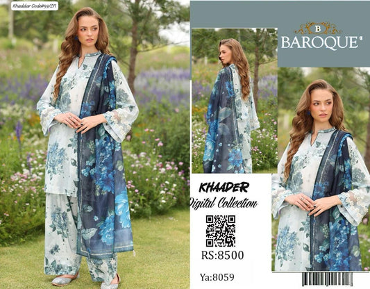 Baroque – Khaddar – 3-Piece